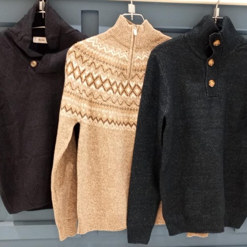 Mens Quarter Zip Jumper