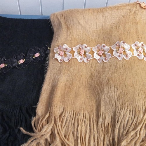 Womens Peach Shawls 2