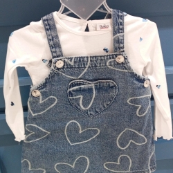 Kids Denim Dungarees