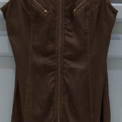 Calvin Klin Denim Full Zip Black