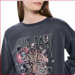 Springfield Acid Wash Sweatshart